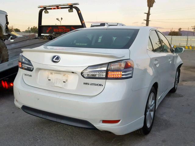 JTHBB1BA4A2037720 - 2010 LEXUS HS 250H TWO TONE photo 4