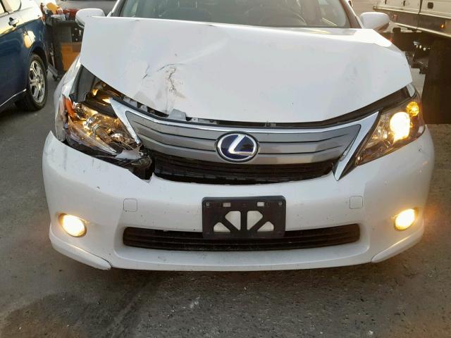 JTHBB1BA4A2037720 - 2010 LEXUS HS 250H TWO TONE photo 9