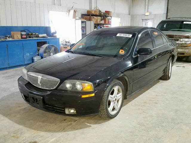 1LNHM86S62Y713287 - 2002 LINCOLN LS BLACK photo 2