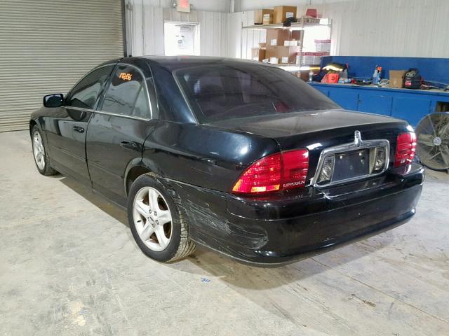 1LNHM86S62Y713287 - 2002 LINCOLN LS BLACK photo 3