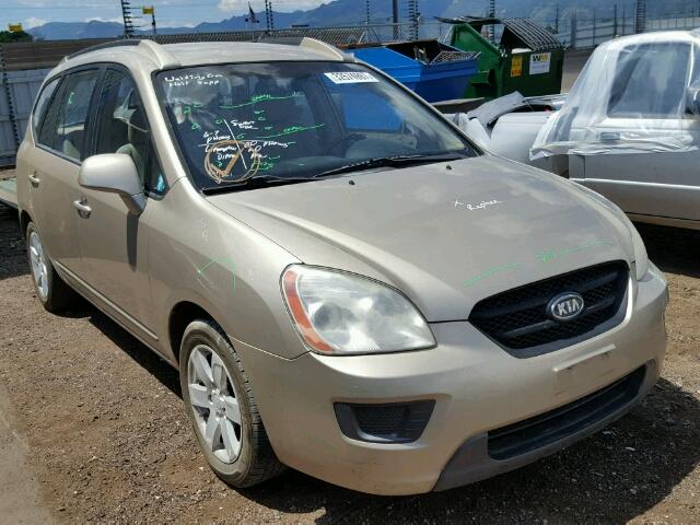 KNAFG526X77110315 - 2007 KIA RONDO LX GOLD photo 1