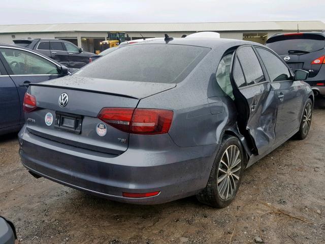 3VWD17AJ4GM242633 - 2016 VOLKSWAGEN JETTA SPOR GRAY photo 4