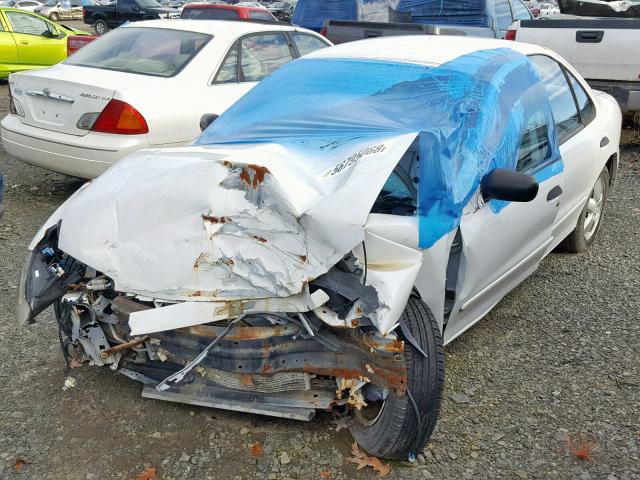 1G1JF52F347262828 - 2004 CHEVROLET CAVALIER L WHITE photo 2