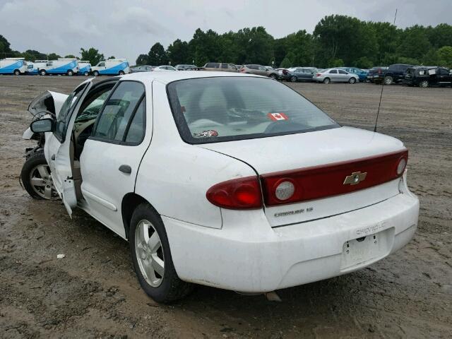 1G1JF52F347262828 - 2004 CHEVROLET CAVALIER L WHITE photo 3