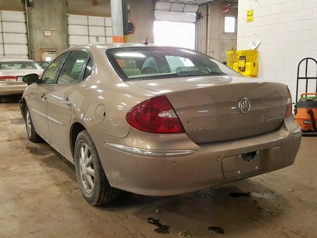 2G4WD582371165682 - 2007 BUICK LACROSSE C BEIGE photo 3