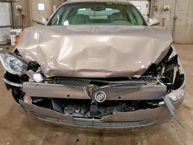 2G4WD582371165682 - 2007 BUICK LACROSSE C BEIGE photo 9