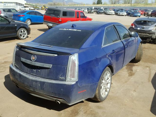 1G6DS5E32C0125228 - 2012 CADILLAC CTS PREMIU BLUE photo 4