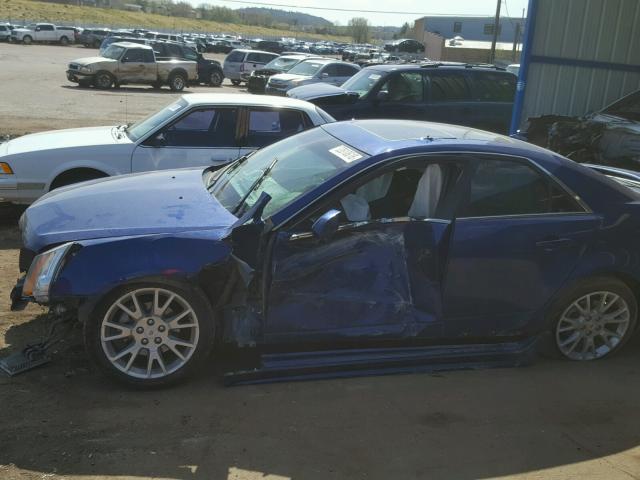 1G6DS5E32C0125228 - 2012 CADILLAC CTS PREMIU BLUE photo 9