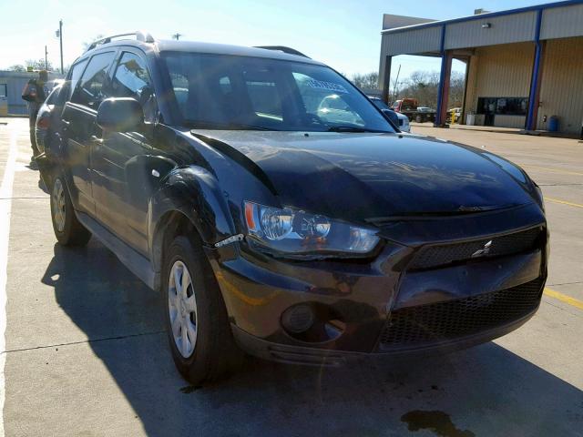 JA4AS2AW1CU001579 - 2012 MITSUBISHI OUTLANDER BLACK photo 1