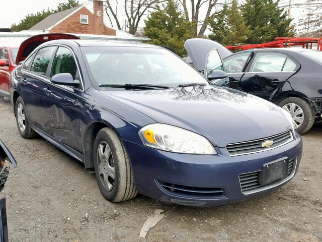 2G1WB57N791201097 - 2009 CHEVROLET IMPALA LS BLUE photo 1