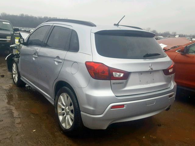 JA4AR4AU5BZ013273 - 2011 MITSUBISHI OUTLANDER GRAY photo 3