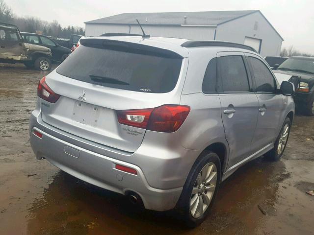 JA4AR4AU5BZ013273 - 2011 MITSUBISHI OUTLANDER GRAY photo 4