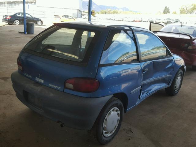 2S2AB21H216601021 - 2001 SUZUKI SWIFT BASE BLUE photo 4