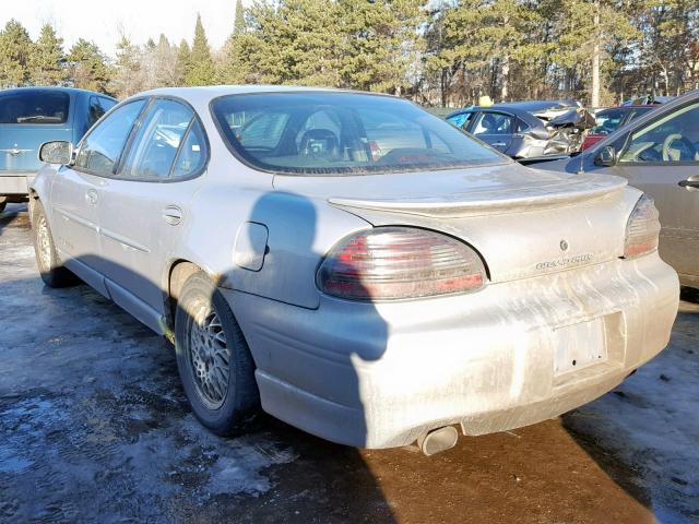 1G2WP52K0XF339323 - 1999 PONTIAC GRAND PRIX ვერცხლისფერი ფოტო 3
