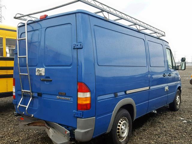 WD0PD644065921852 - 2006 DODGE SPRINTER 2 BLUE photo 4