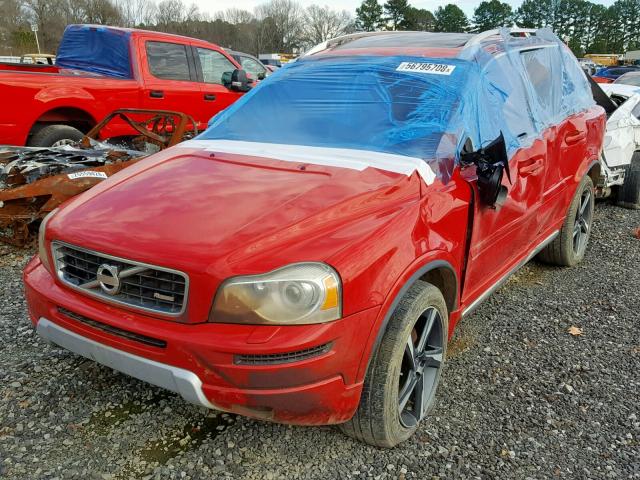 YV4952CT8D1657104 - 2013 VOLVO XC90 R DES RED photo 2