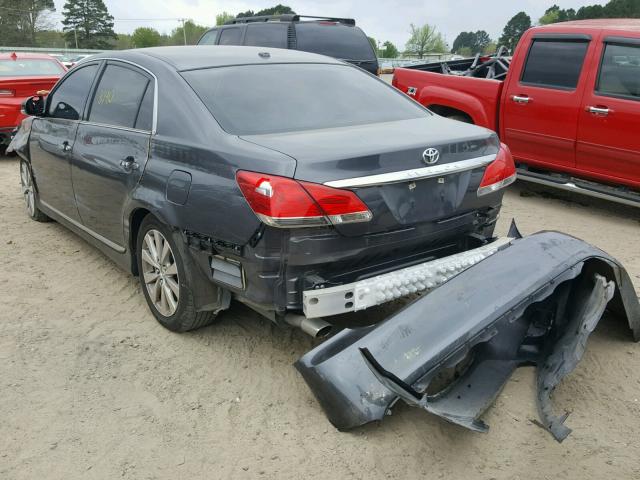 4T1BK3DBXCU467130 - 2012 TOYOTA AVALON BAS GRAY photo 3