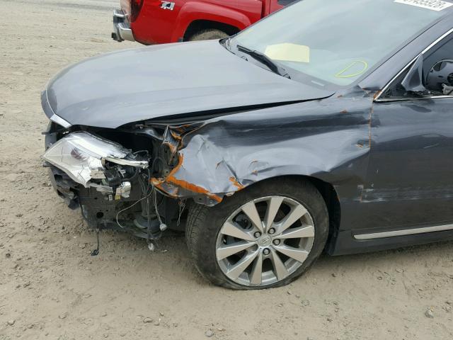 4T1BK3DBXCU467130 - 2012 TOYOTA AVALON BAS GRAY photo 9
