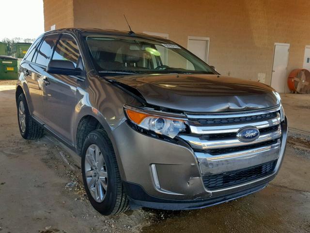 2FMDK3JC3DBE17456 - 2013 FORD EDGE SEL BROWN photo 1