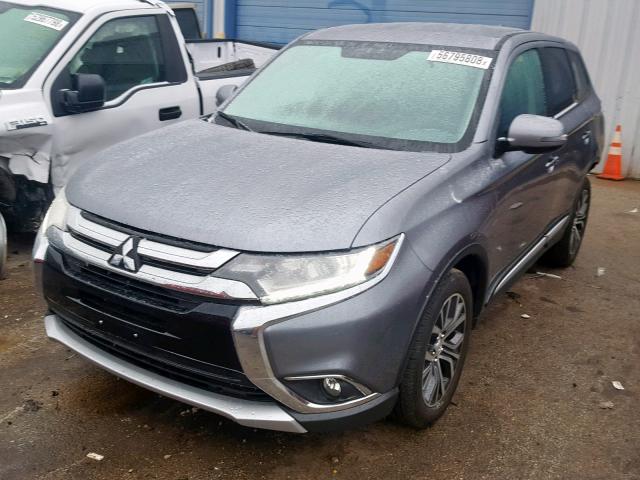 JA4AZ3A39HZ019166 - 2017 MITSUBISHI OUTLANDER GRAY photo 2