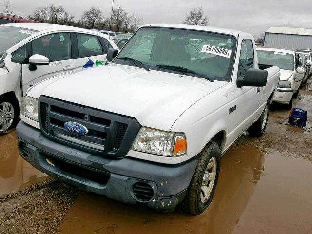 1FTYR10D69PA63366 - 2009 FORD RANGER WHITE photo 2