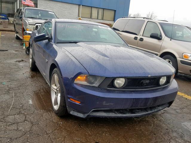 1ZVBP8CH1A5151757 - 2010 FORD MUSTANG GT BLUE photo 1