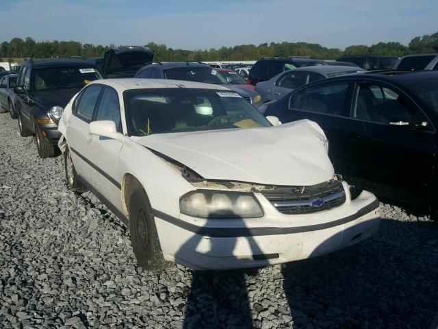 2G1WF52E849246183 - 2004 CHEVROLET IMPALA WHITE photo 1