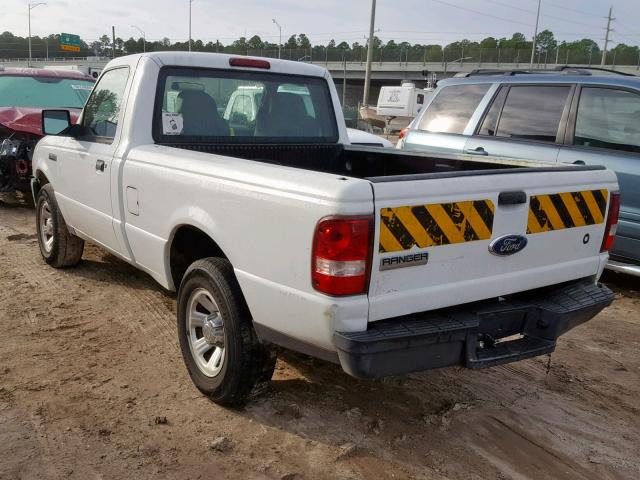 1FTYR10DX8PA53129 - 2008 FORD RANGER WHITE photo 3