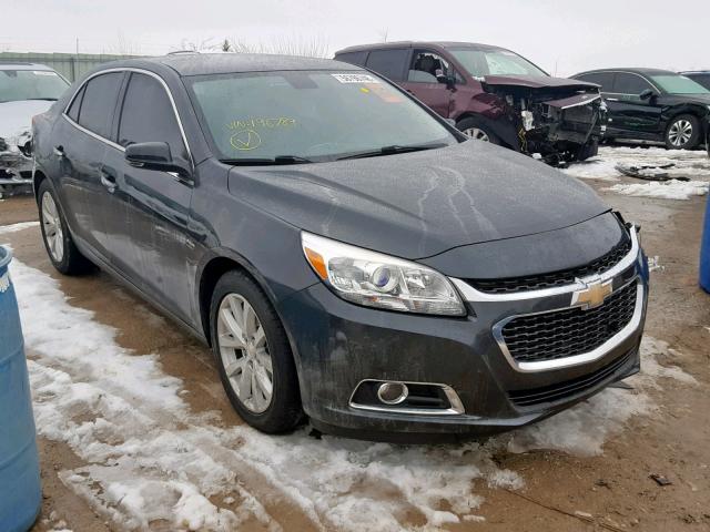 1G11H5SL7EF196789 - 2014 CHEVROLET MALIBU LTZ GRAY photo 1