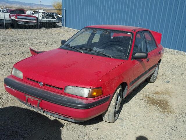 JM1BG2243R0781903 - 1994 MAZDA PROTEGE DX RED photo 2