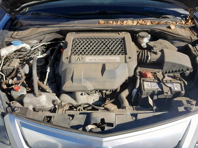 5J8TB1H24AA006108 - 2010 ACURA RDX GRAY photo 7