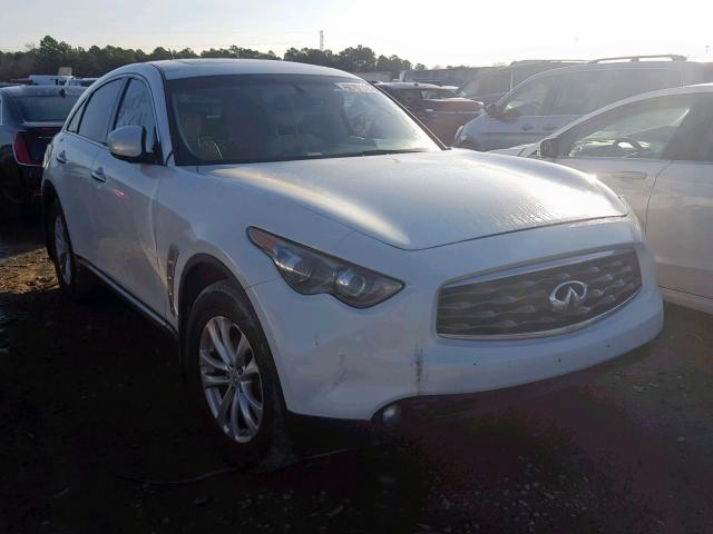 JNRAS18U59M100564 - 2009 INFINITI FX35 WHITE photo 1