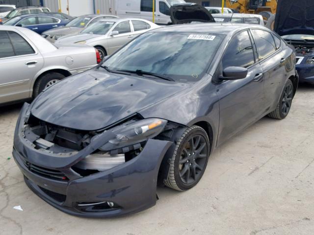 1C3CDFBBXFD422561 - 2015 DODGE DART SXT CHARCOAL photo 2