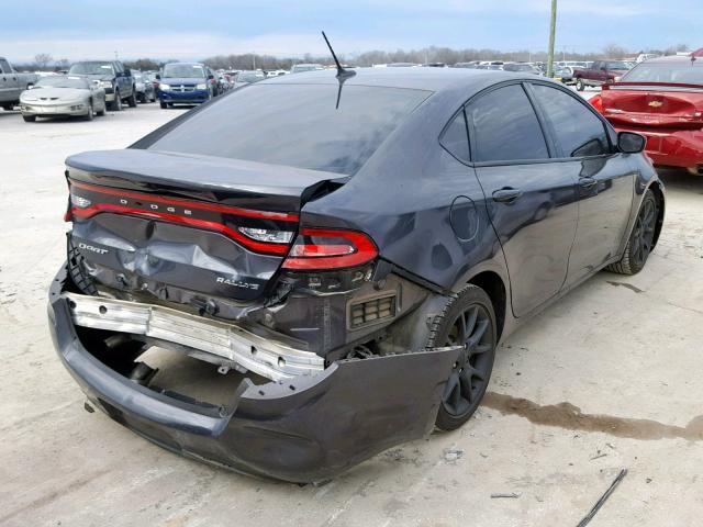 1C3CDFBBXFD422561 - 2015 DODGE DART SXT CHARCOAL photo 4