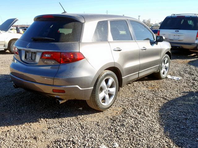 5J8TB182X7A009068 - 2007 ACURA RDX CHARCOAL photo 4