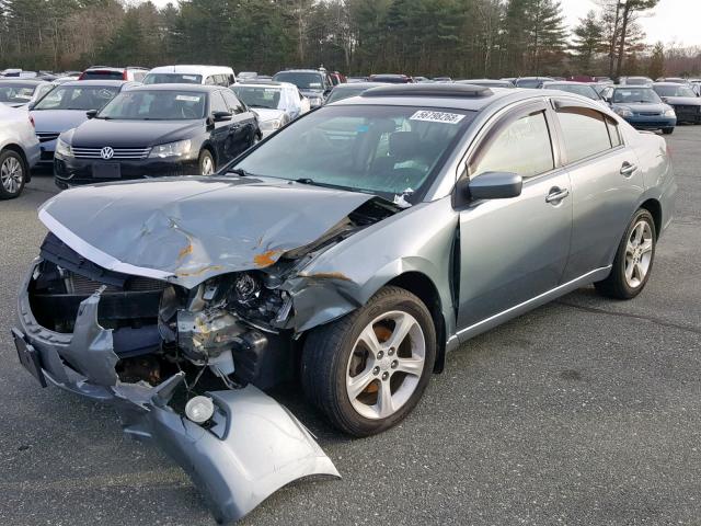 4A3AB46S79E008835 - 2009 MITSUBISHI GALANT SPO GRAY photo 2