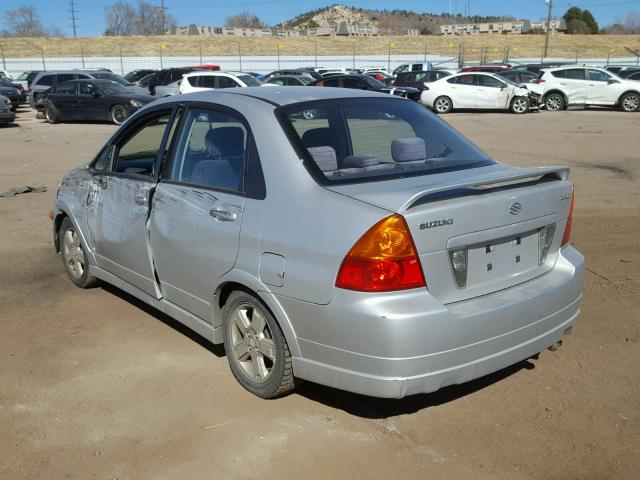 JS2RA41S335164822 - 2003 SUZUKI AERIO S GRAY photo 3