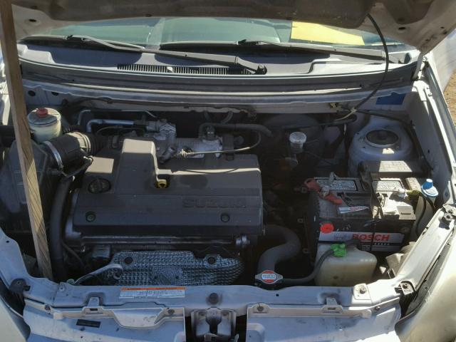 JS2RA41S335164822 - 2003 SUZUKI AERIO S GRAY photo 7