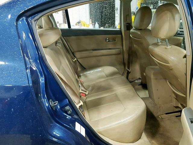 3N1AB61E88L680341 - 2008 NISSAN SENTRA 2.0 BLUE photo 6