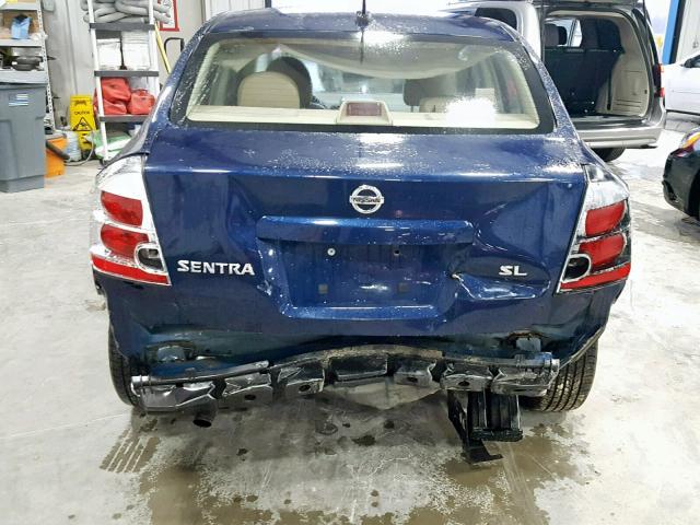 3N1AB61E88L680341 - 2008 NISSAN SENTRA 2.0 BLUE photo 9