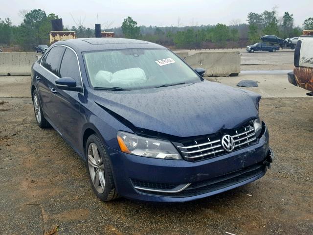 1VWBV7A37FC052936 - 2015 VOLKSWAGEN PASSAT SE BLUE photo 1