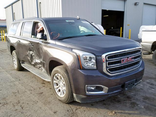 1GKS1GKC7JR384043 - 2018 GMC YUKON XL C GRAY photo 1