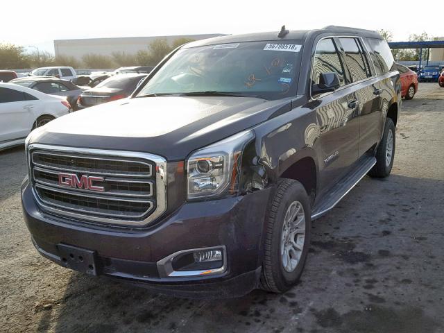 1GKS1GKC7JR384043 - 2018 GMC YUKON XL C GRAY photo 2