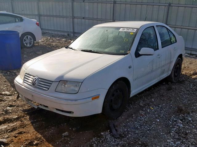 3VWRK69M24M021376 - 2004 VOLKSWAGEN JETTA GL WHITE photo 2