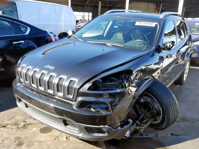 1C4PJLCS7GW171541 - 2016 JEEP CHEROKEE L BLACK photo 2