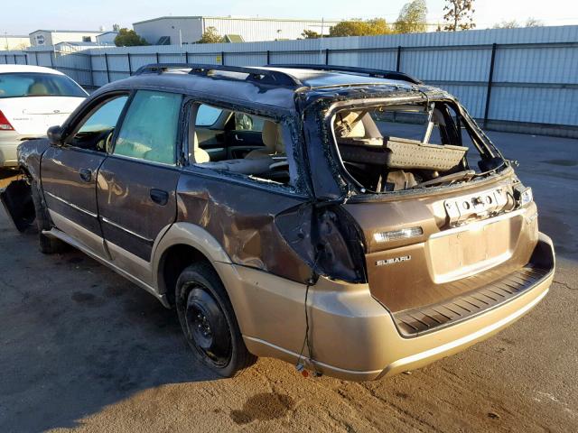 4S4BP60C186302399 - 2008 SUBARU OUTBACK TWO TONE photo 3