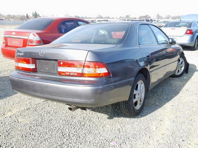 JT8BF28G210340559 - 2001 LEXUS ES 300 GRAY photo 4