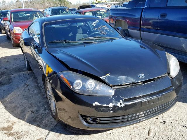 KMHHM66D58U265498 - 2008 HYUNDAI TIBURON GS BLACK photo 1