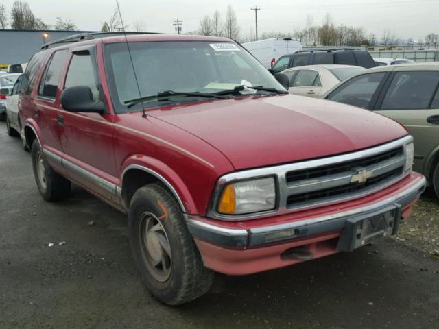 1GNDT13W0S2161493 - 1995 CHEVROLET BLAZER RED photo 1