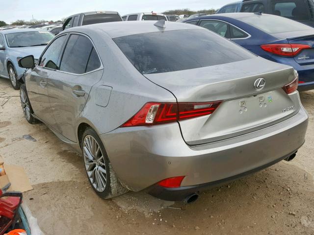 JTHBF1D23E5032782 - 2014 LEXUS IS 250 GRAY photo 3